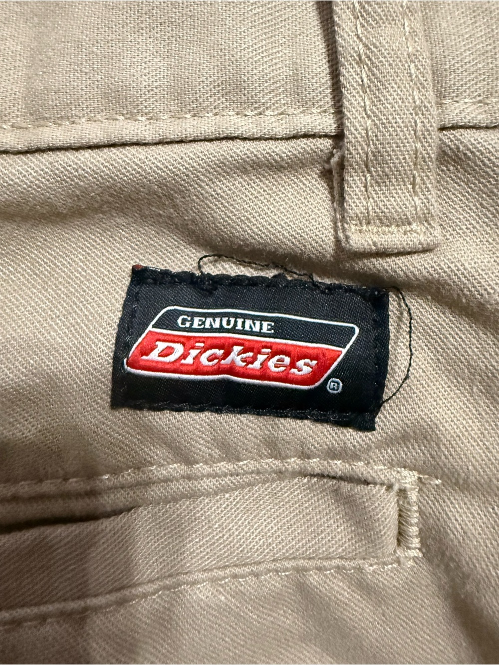Dickies Tan Work shorts with Red Logo Patch bundled with two more.